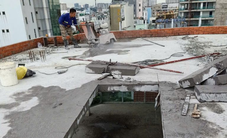 khoan cắt bê tông tâm phát