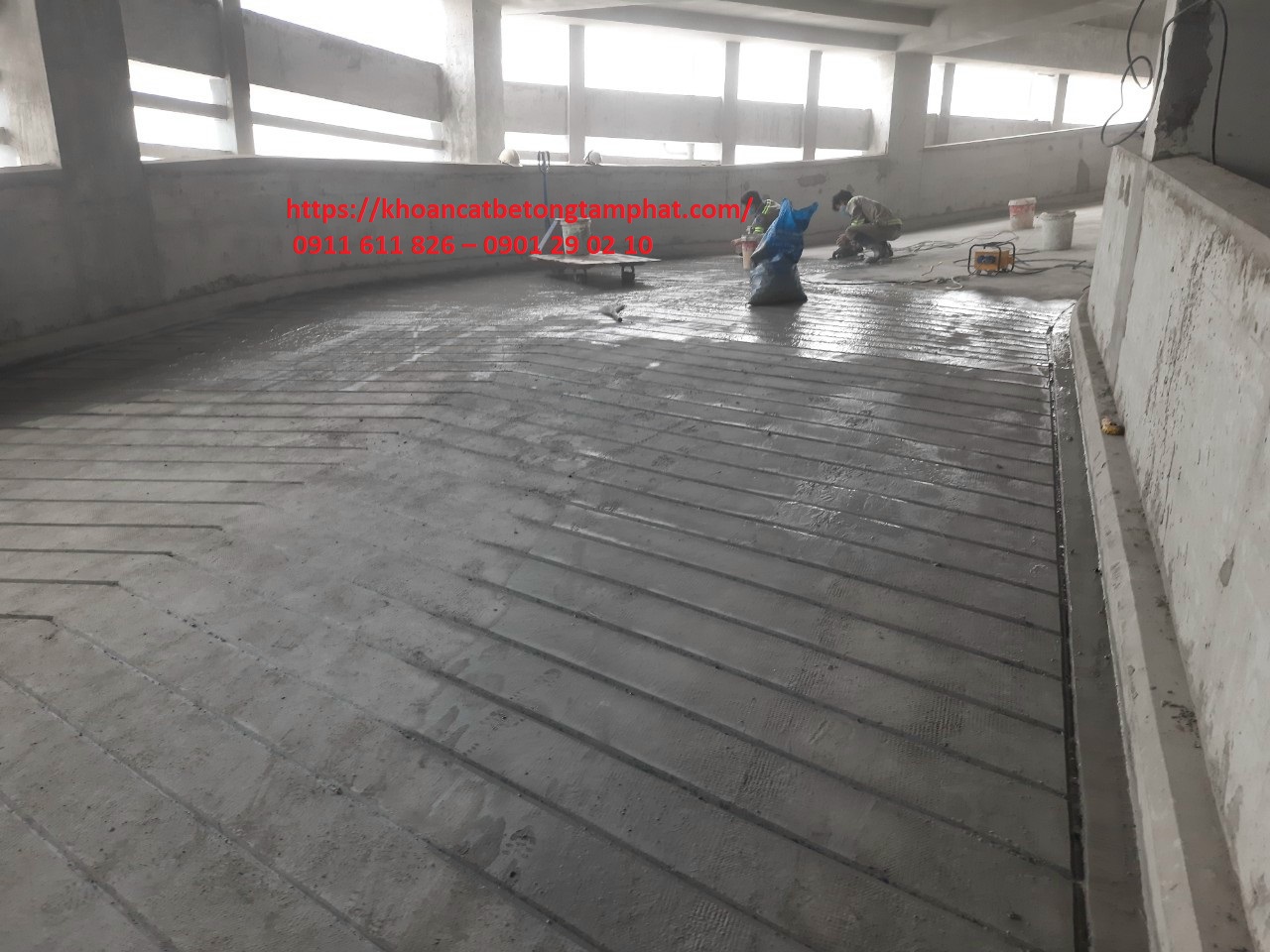 Khoan cắt bê tông tại Long An