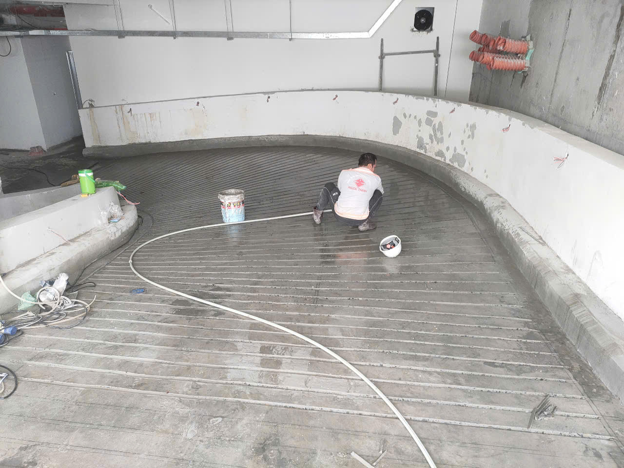 Cắt Rãnh Ramp Dốc Tầng Hầm Quận 5