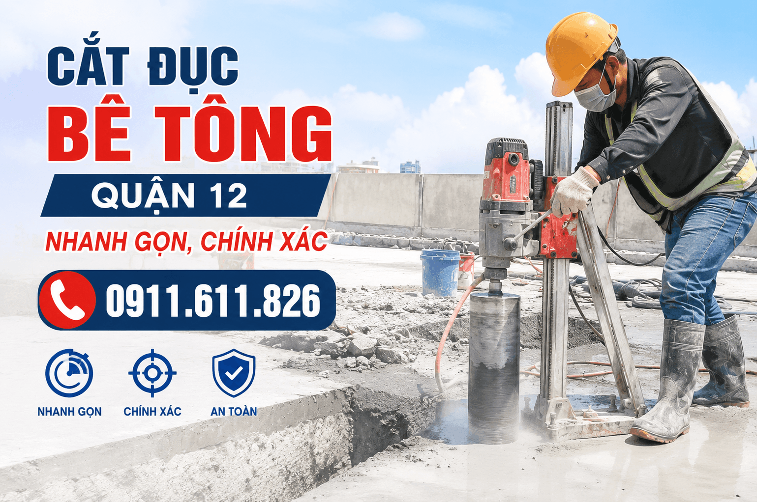 Khoan cắt bê tông Tâm Phát